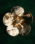 “VETEMENTS” 2017-2021 Archive-referenced mother of pearl flower brooch