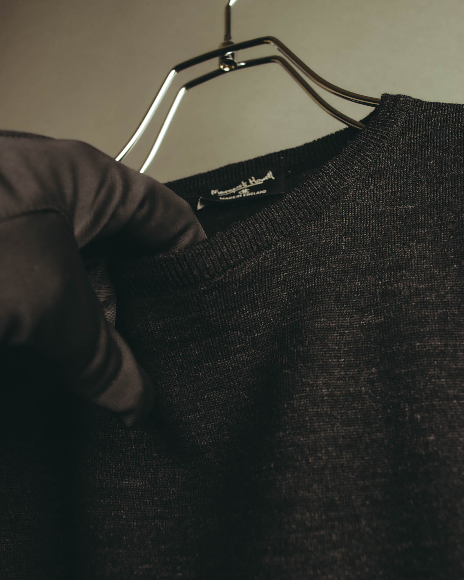 "Margaret Howell" 90's-00's Soft wool short sleeve knit top