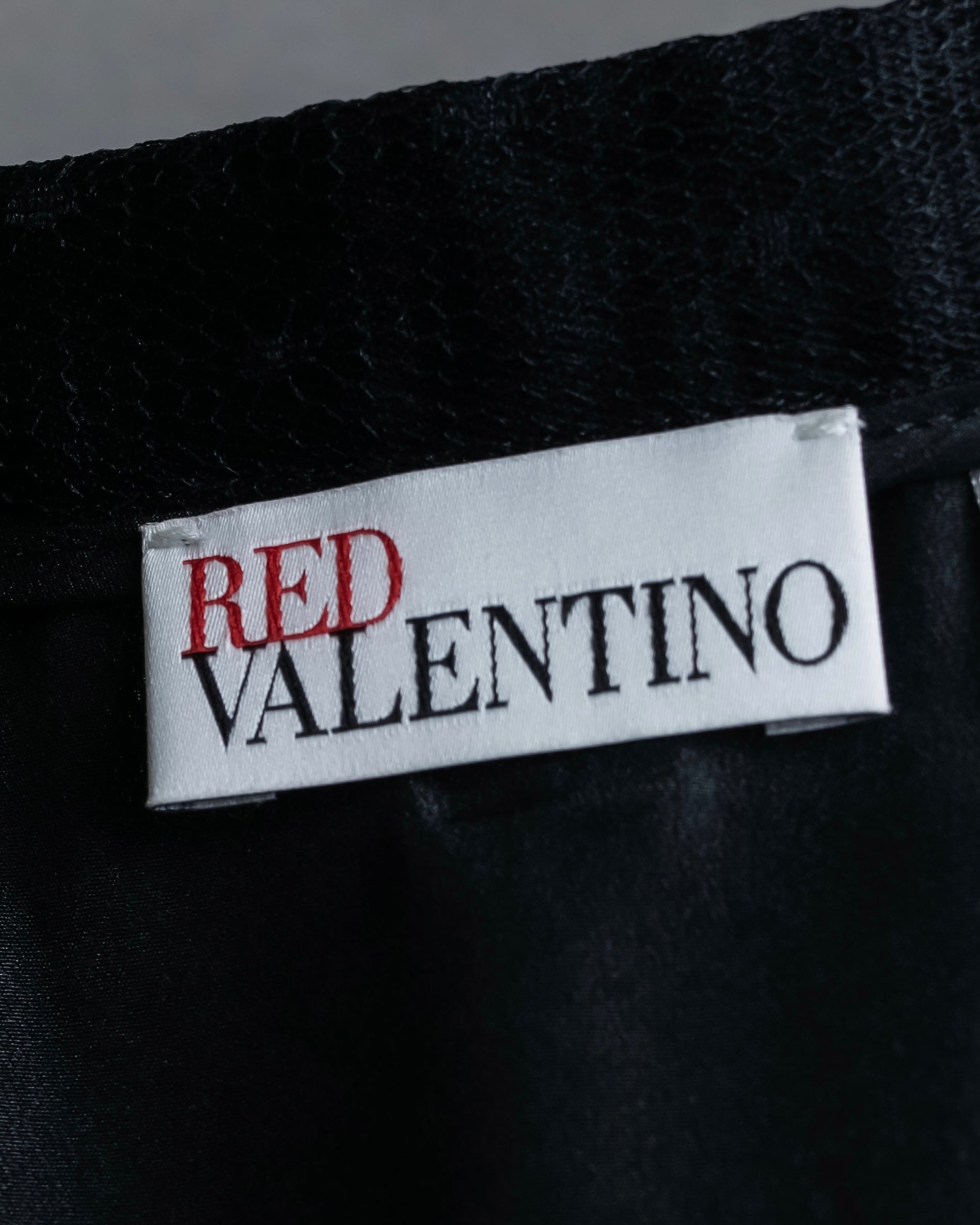 "RED VALENTINO" Polka dot pattern tulle flared skirt