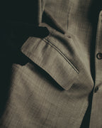 "MONSIEUR by GIVENCHY" 90's Checked wool tailored blazer