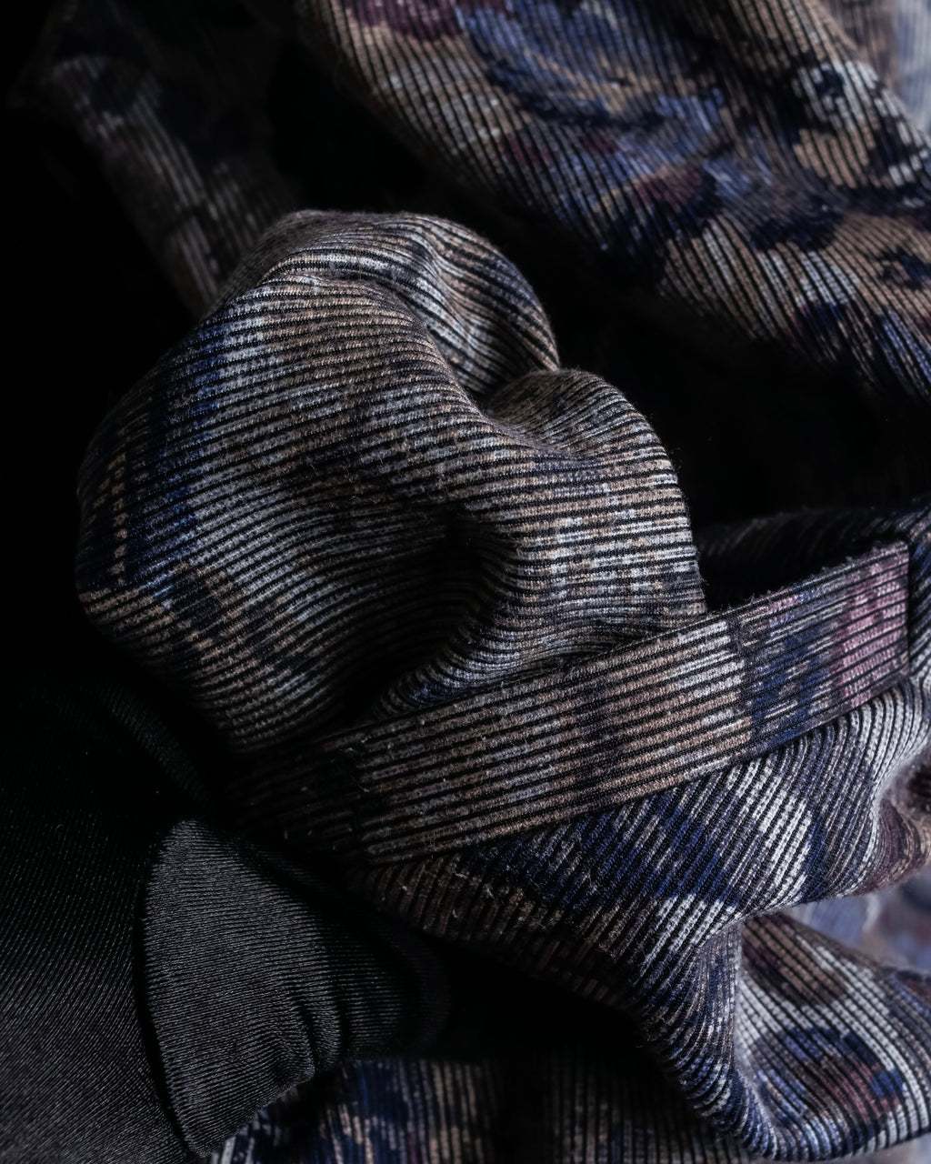 Vintage jacquard floral pattern jacket