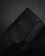 "LOEWE" Anagram-embossed suede bi-fold wallet