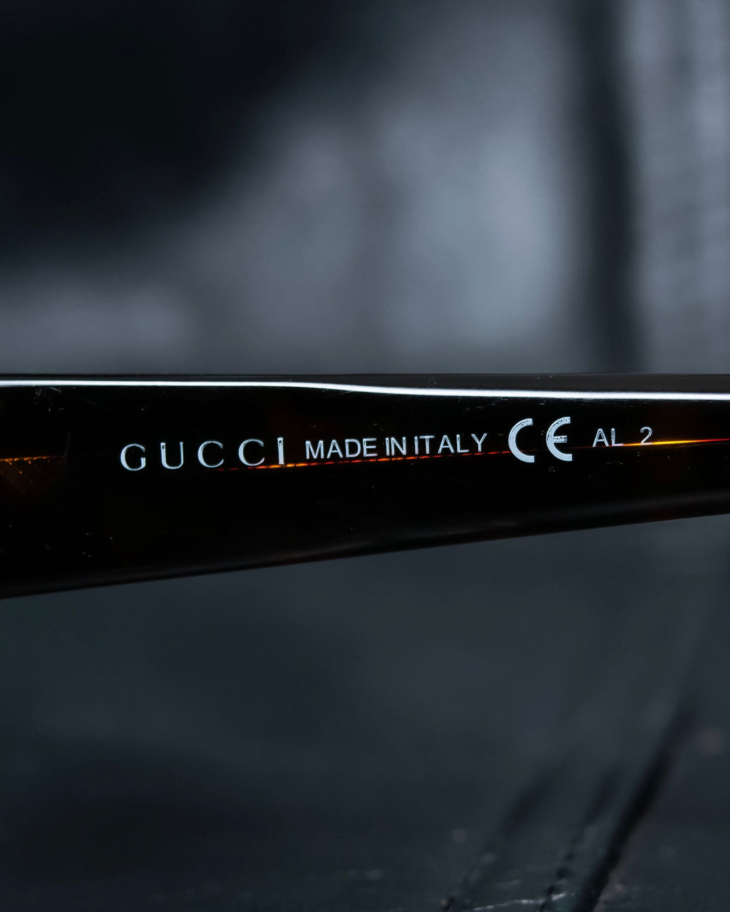 "GUCCI" Dark brown GG accent sunglasses