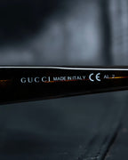 "GUCCI" Dark brown GG accent sunglasses