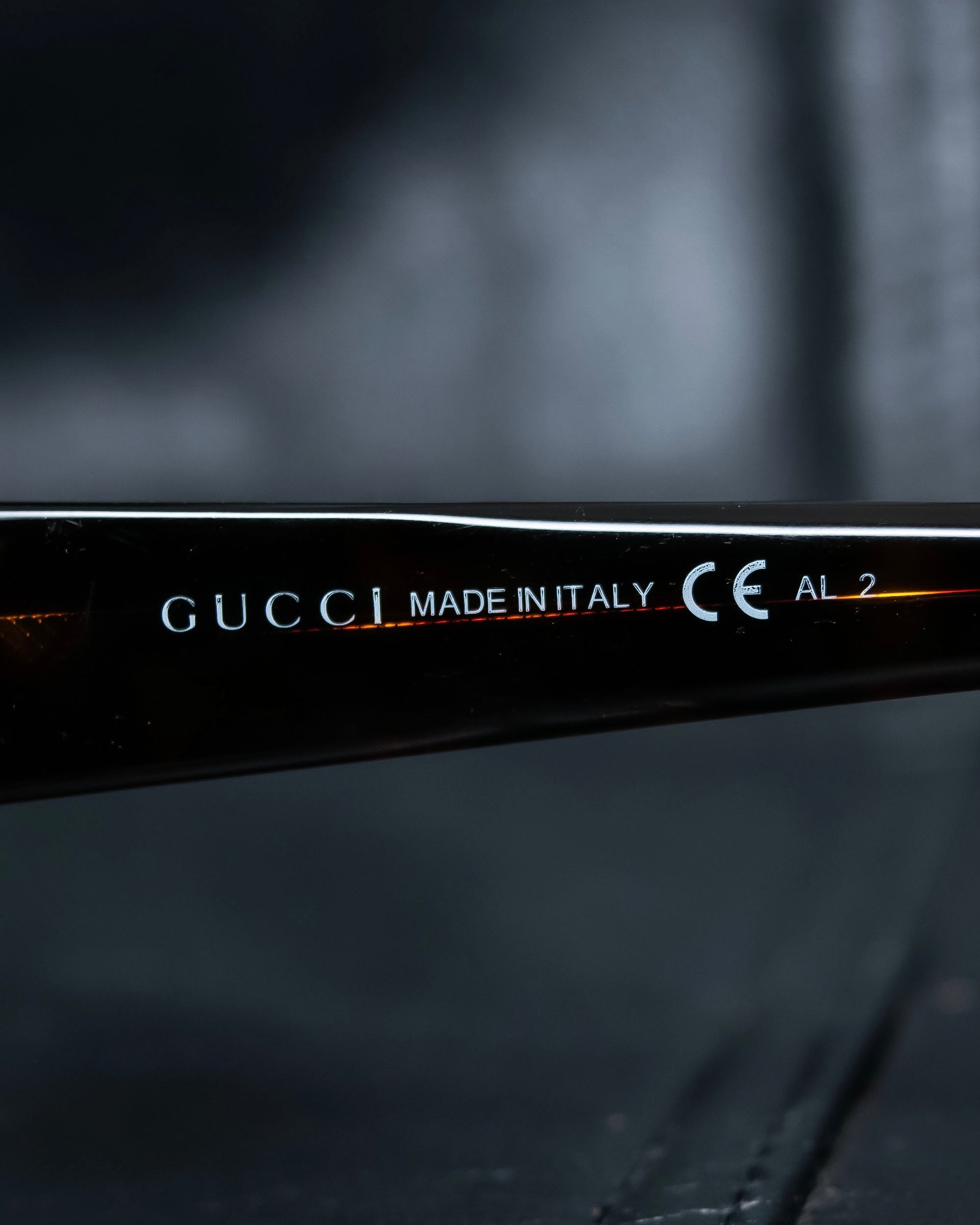 "GUCCI" Dark brown GG accent sunglasses