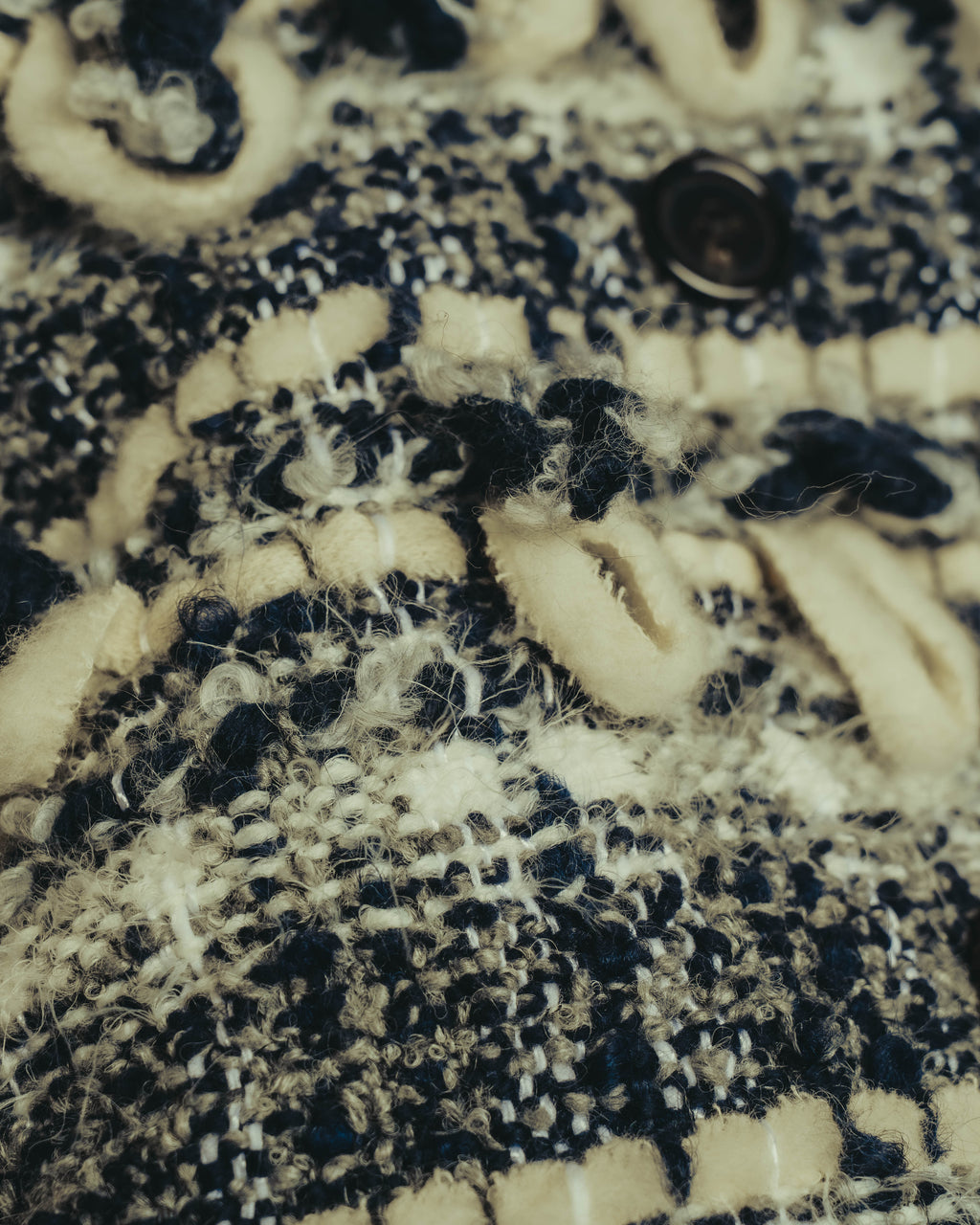"THOM BROWNE" 2010's-20's Textured double breasted boucle coat