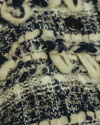 "THOM BROWNE" 2010's-20's Textured double breasted boucle coat