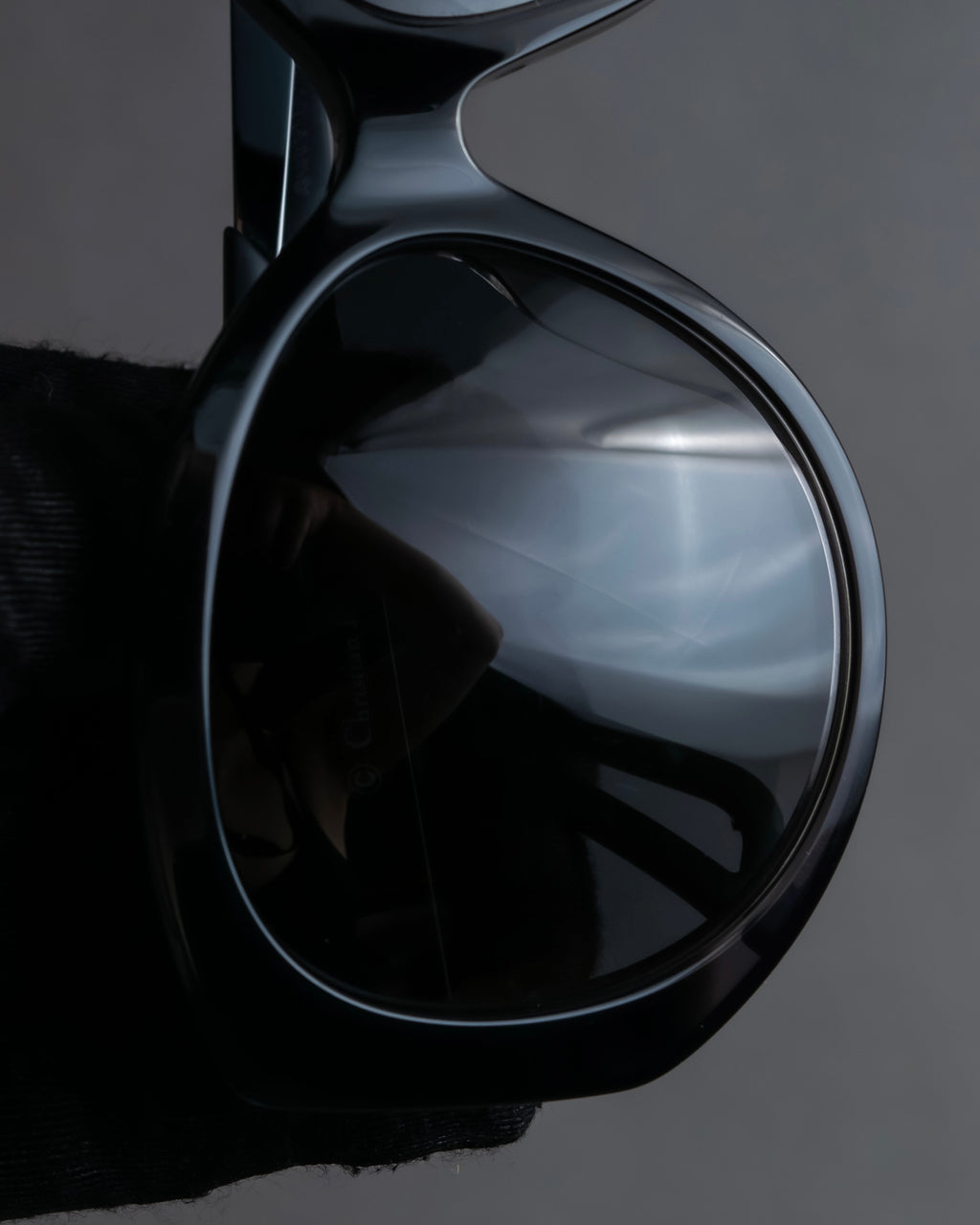 "Christian Dior" Cat eye frame black acetate sunglasses