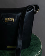 "GIANI MARCO VENTURI" Shape trapezoid leather shoulder bag