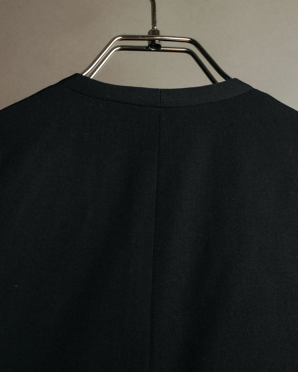 -SPECIAL- “Y’s” 90’s long tailored leather-trimmed vest