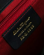 "Salvatore Ferragamo" Key-shaped Gancini motif design leather bag