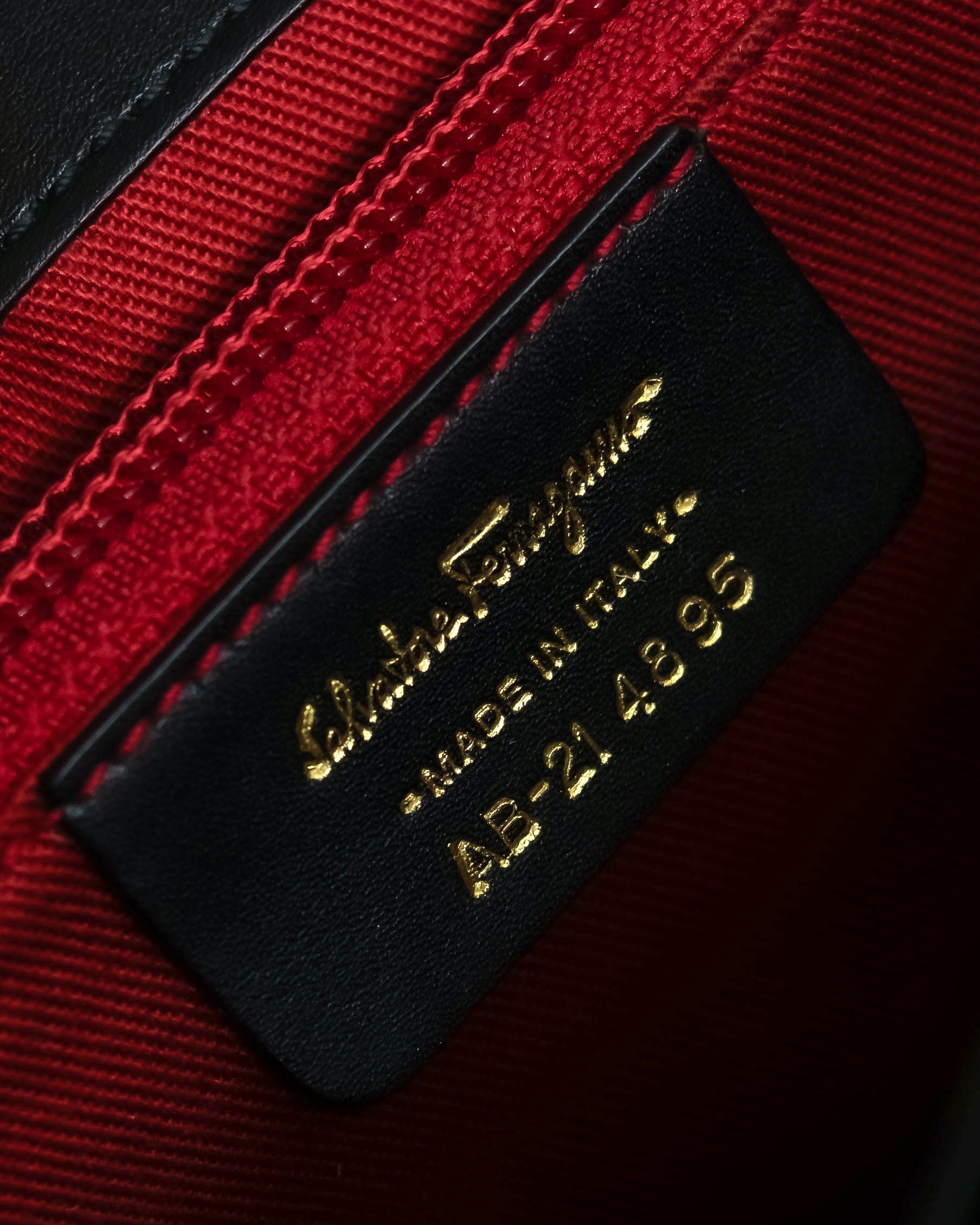 "Salvatore Ferragamo" Key-shaped Gancini motif design leather bag