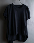 "Y-3" Asymmetrical three-stripes wrap dress