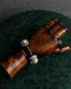 "Christian Dior" Pearl iconic design leather bracelet