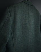 "Burberrys" 90’s early british tweed country tailored jacket