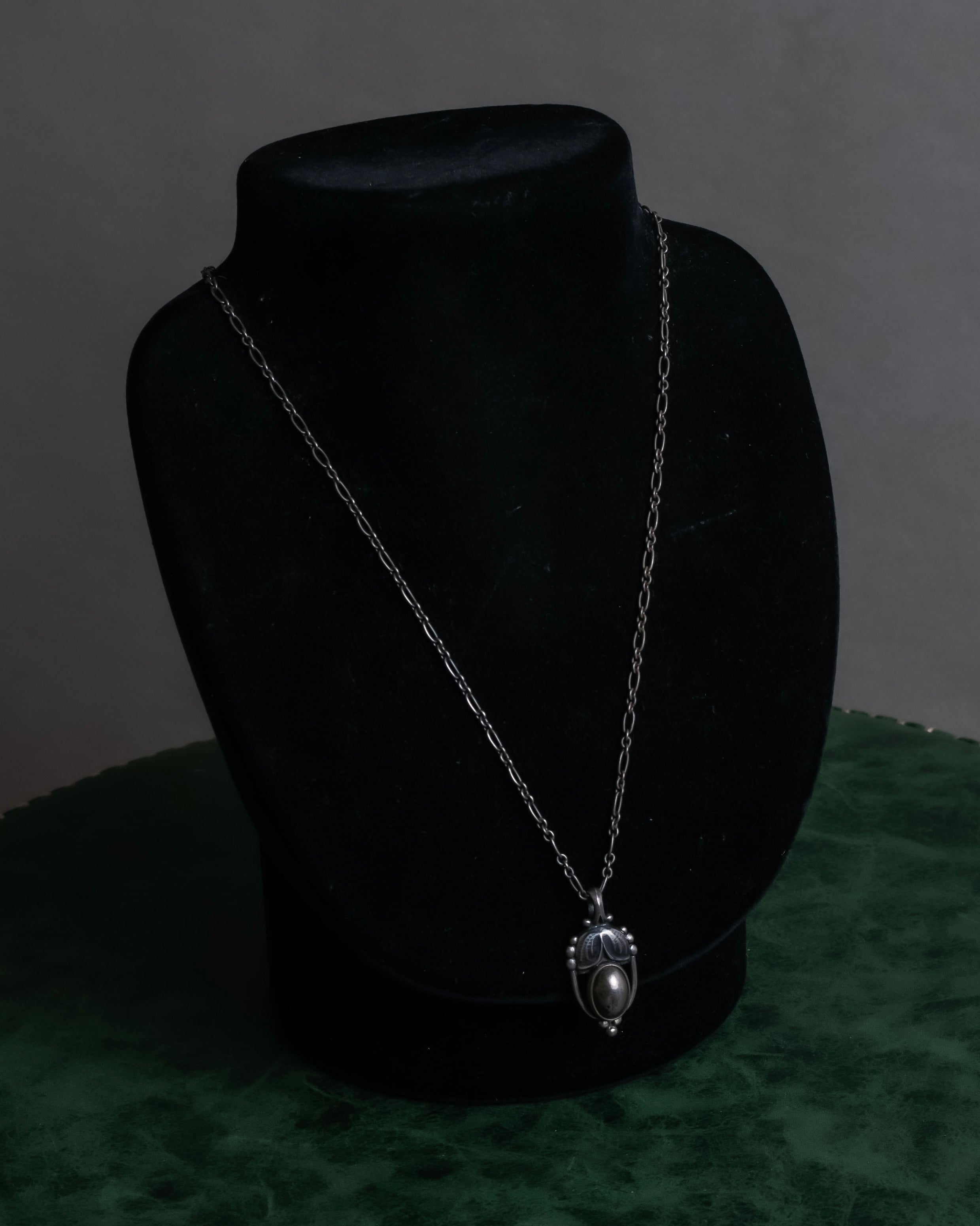 "GEORG JENSEN" 2003 year top design silver necklace