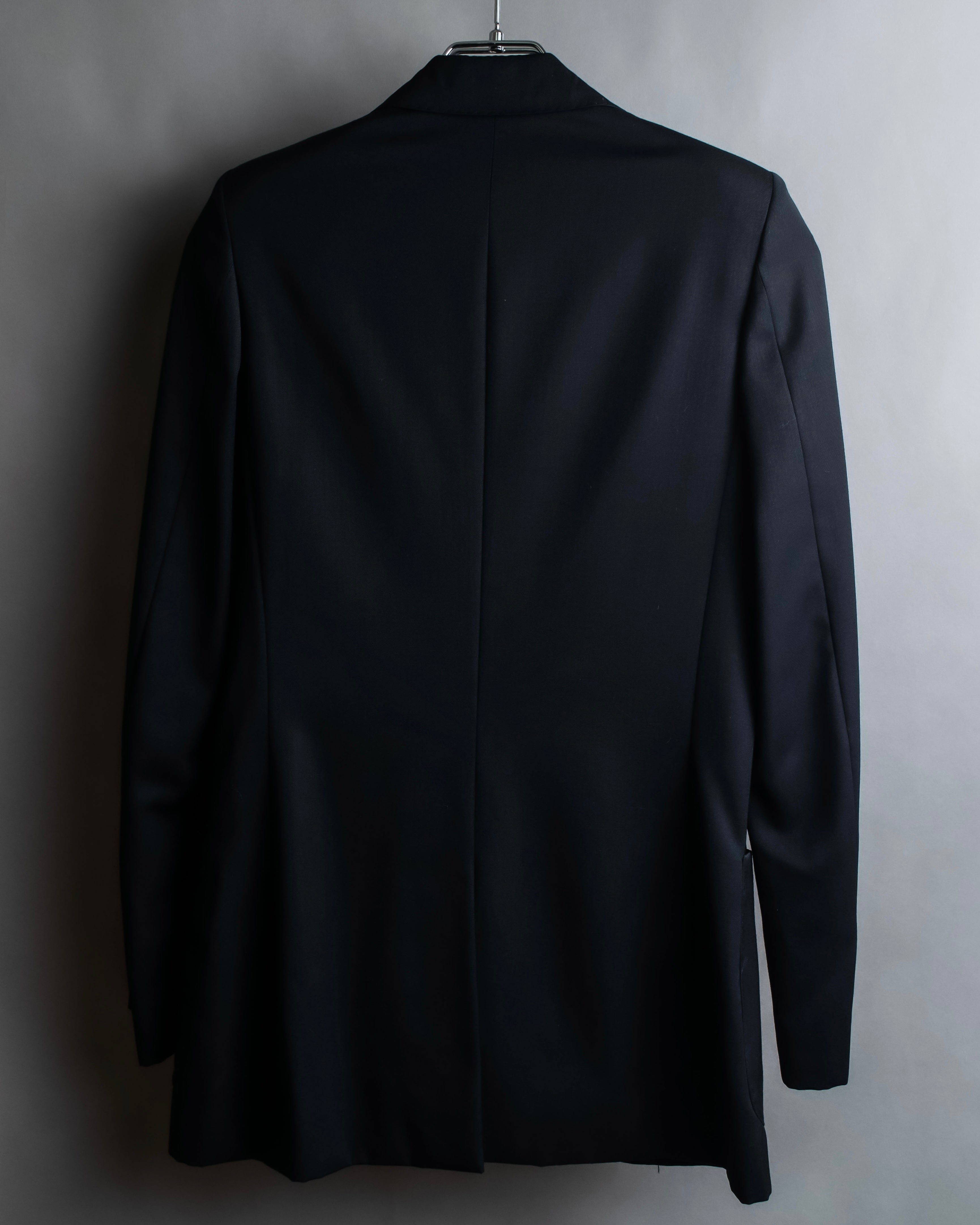 "Chloe" Oversized wool matte black set up