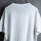 "Yohji Yamamoto POUR HOMME" Long ruffle design soft cotton T-shirt