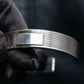 "GUCCI" Border motif silver bangle