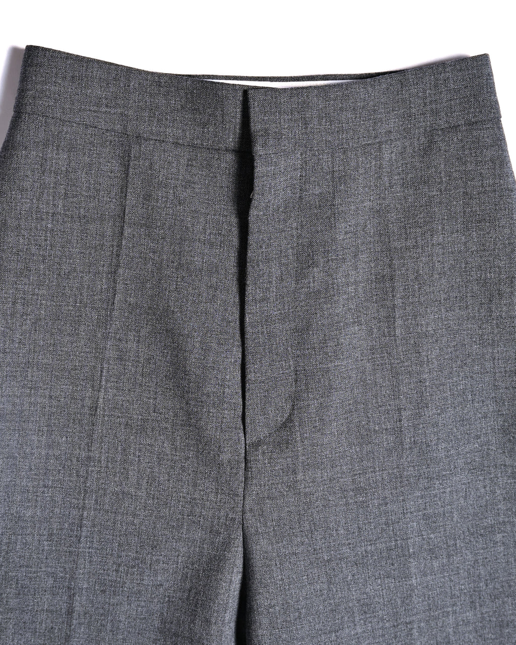 LOEWE by Jonathan Anderson/ High Waisted Beautiful Straight Silhouette Trousers Gray