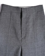 LOEWE by Jonathan Anderson/ High Waisted Beautiful Straight Silhouette Trousers Gray