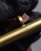 "CELINE" Bundled wrap leather layered belt