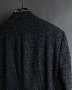 "THOM BROWNE" 3-button napped tweed tailored jacket