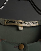"COMME des GARÇONS" 70's-80's Vintage lace-trimmed sailor collar long dress