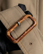 "Burberrys" Water-repellent cotton soutien colour trench coat