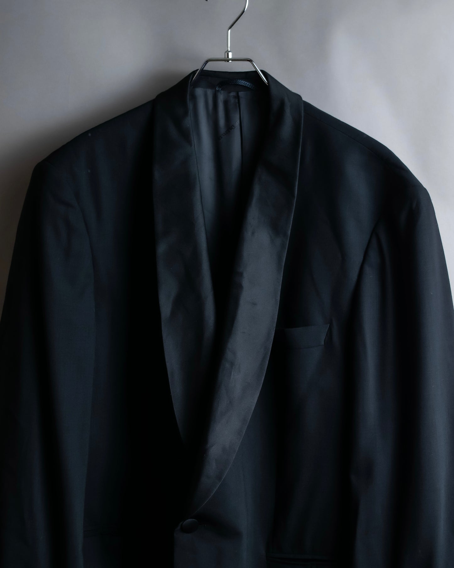 "EDUARD DRESSLER" Shawl collar glossy tuxedo jacket