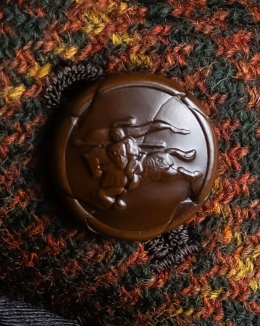 "Burberrys" Warm-colored checked twill tailored jacket