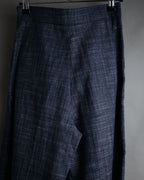 “Christian Dior” 2021 Sailor front wide trousers
