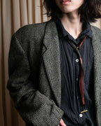 "CELINE" Bundled wrap leather layered belt