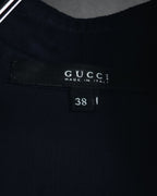 "GUCCI" 90’s-00’s military romantic ruffle blouse