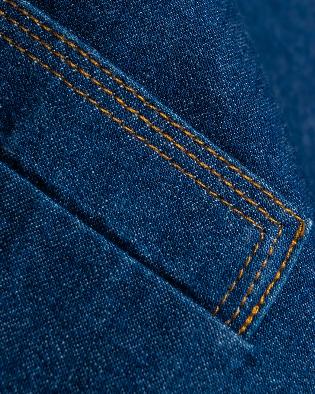 "Vintage stitch design denim vest"