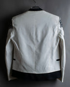 "HELMUT LANG" Seahorse motif design short jacket