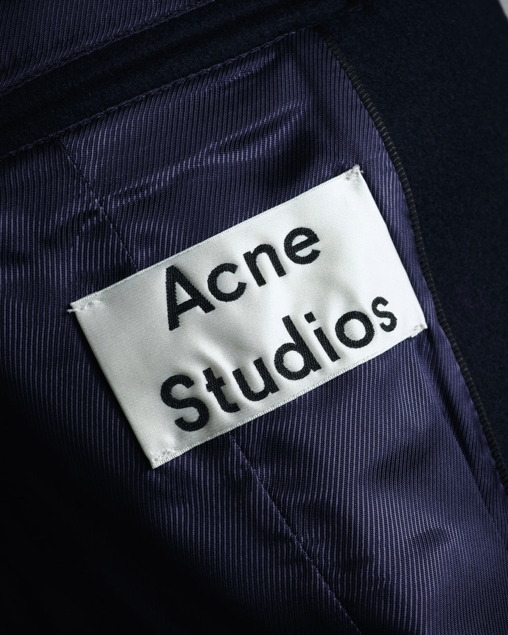 "Acne Studios" 2016-20’s rigid wool melton chester coat
