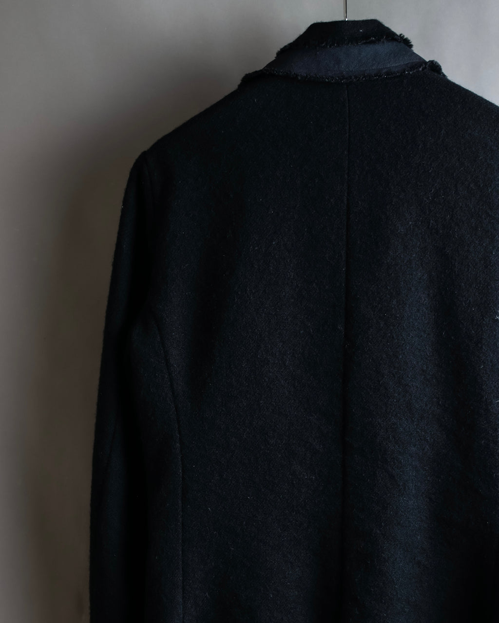 "tricot COMME des GARCONS" Fringe cut design tailored jacket