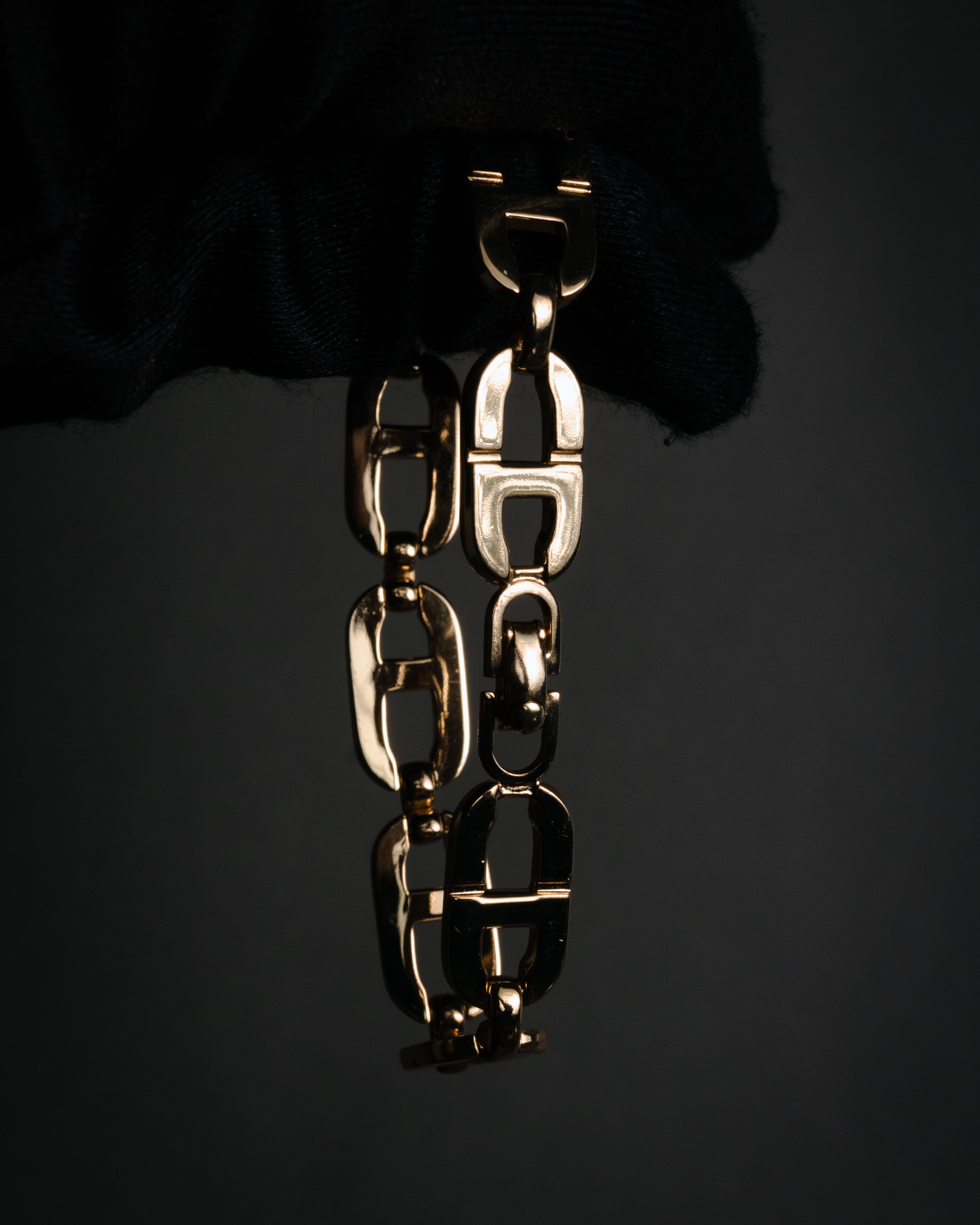 "Christian Dior" 80’s-90’s CD link chain bracelet