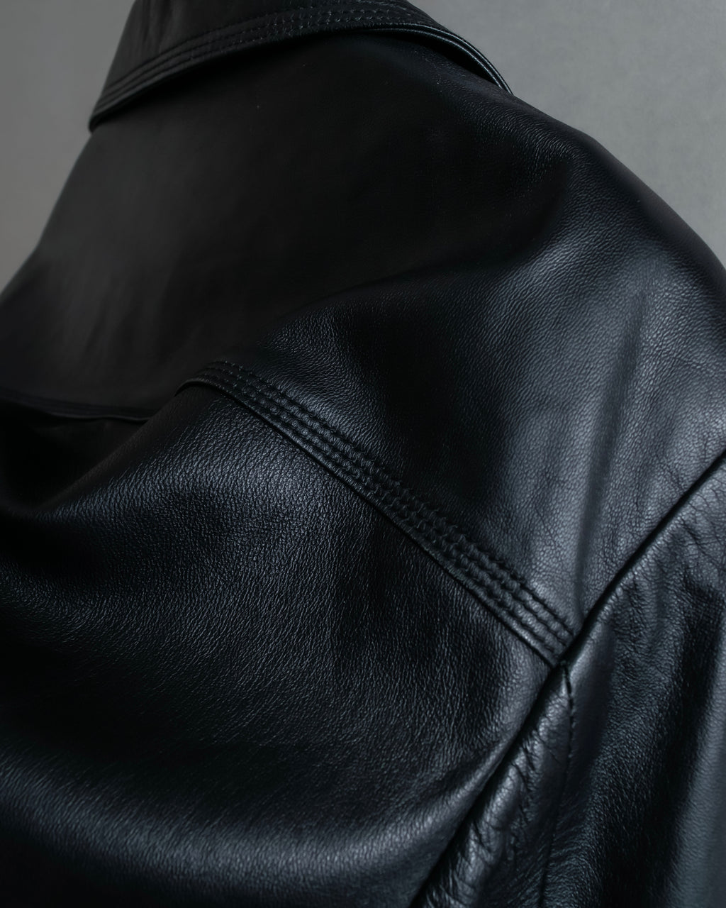 "GIANNI VERSACE COUTURE" Sheep skin oversized triangle color jacket