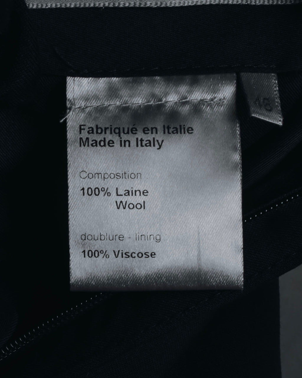 "Dior Homme" Chris Van Assche design satin lapel tuxedo set up