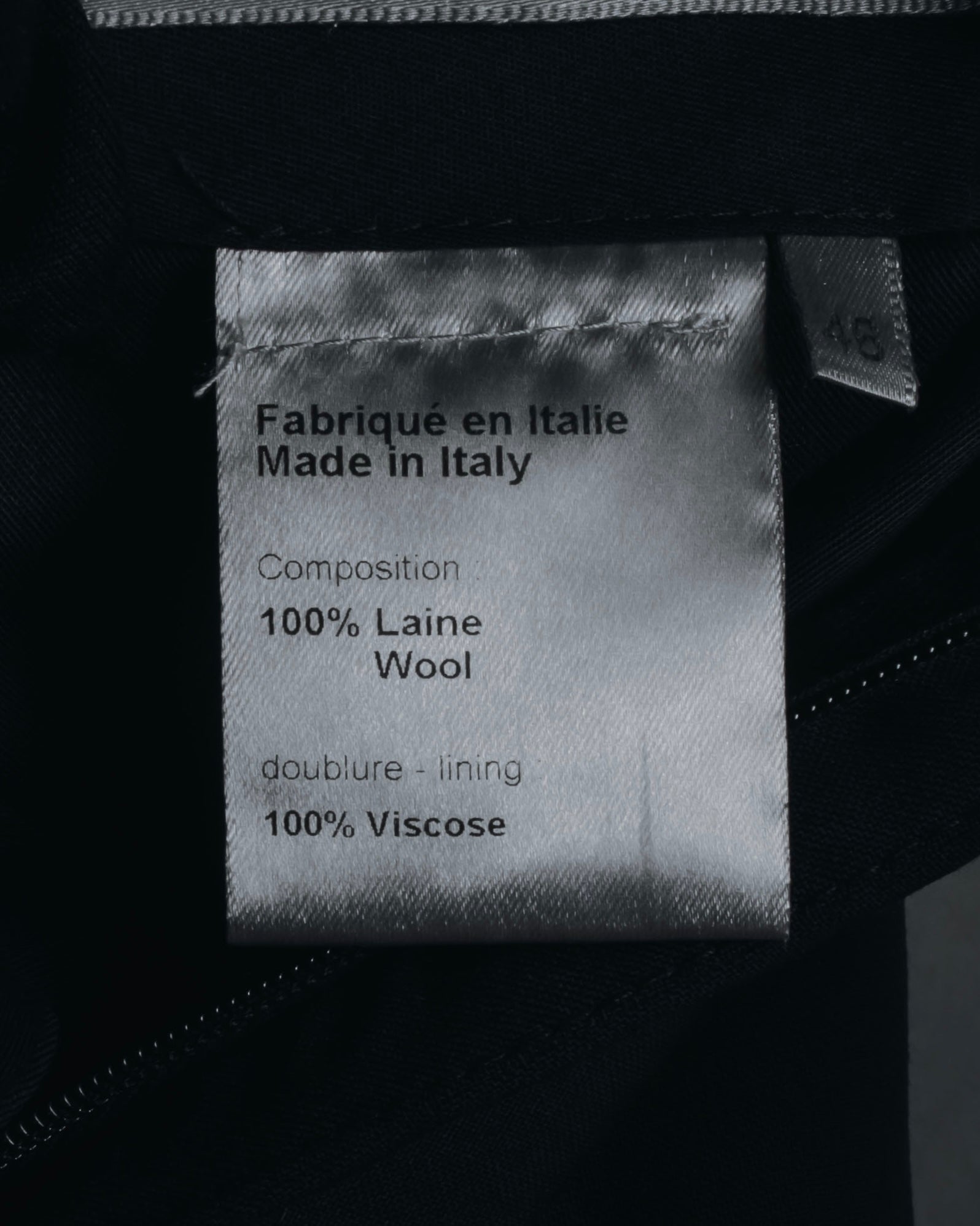 "Dior Homme" Chris Van Assche design satin lapel tuxedo set up