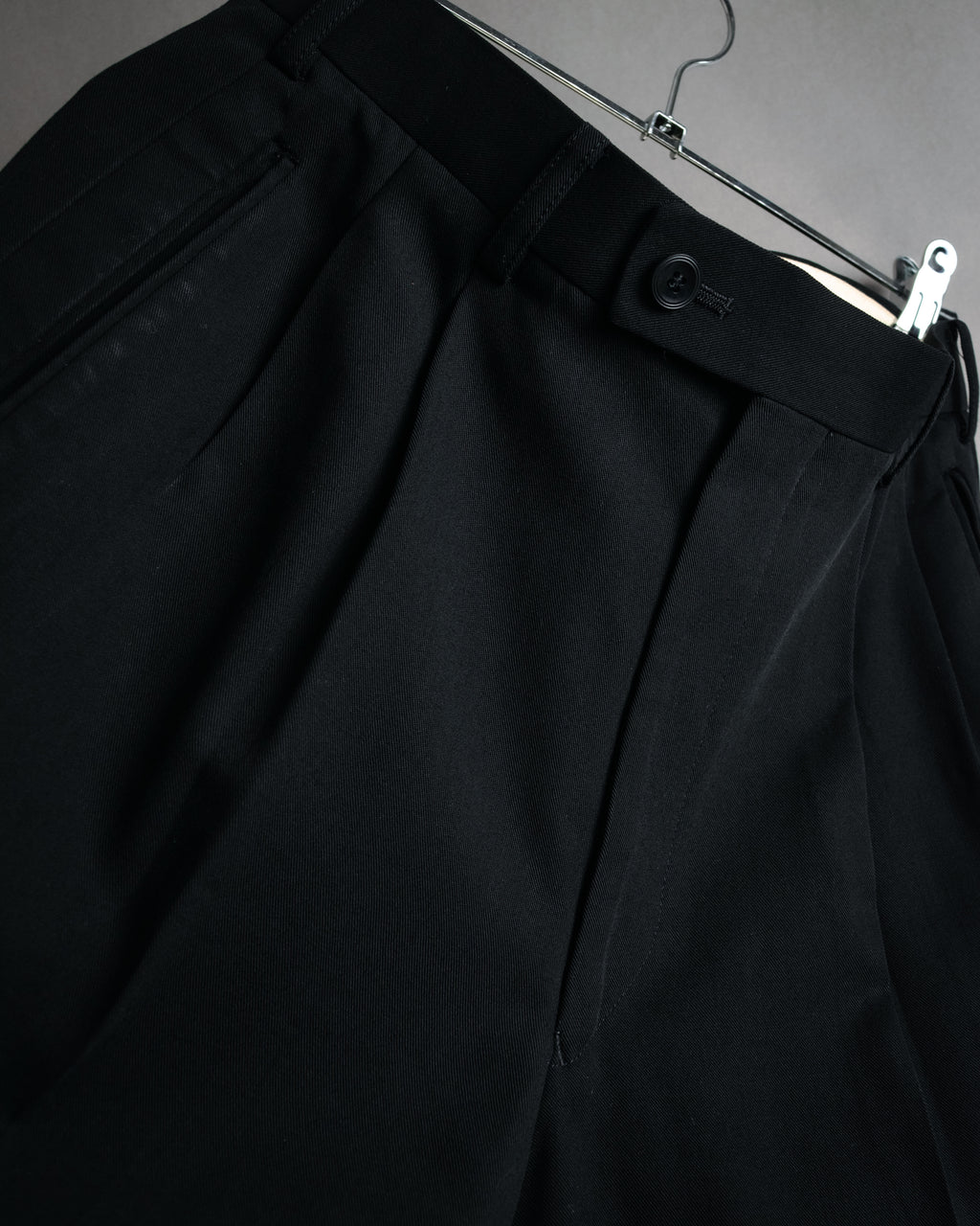 “GAULTIER objet HOMME” 90’s Two tuck wide trousers