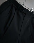 “GAULTIER objet HOMME” 90’s Two tuck wide trousers