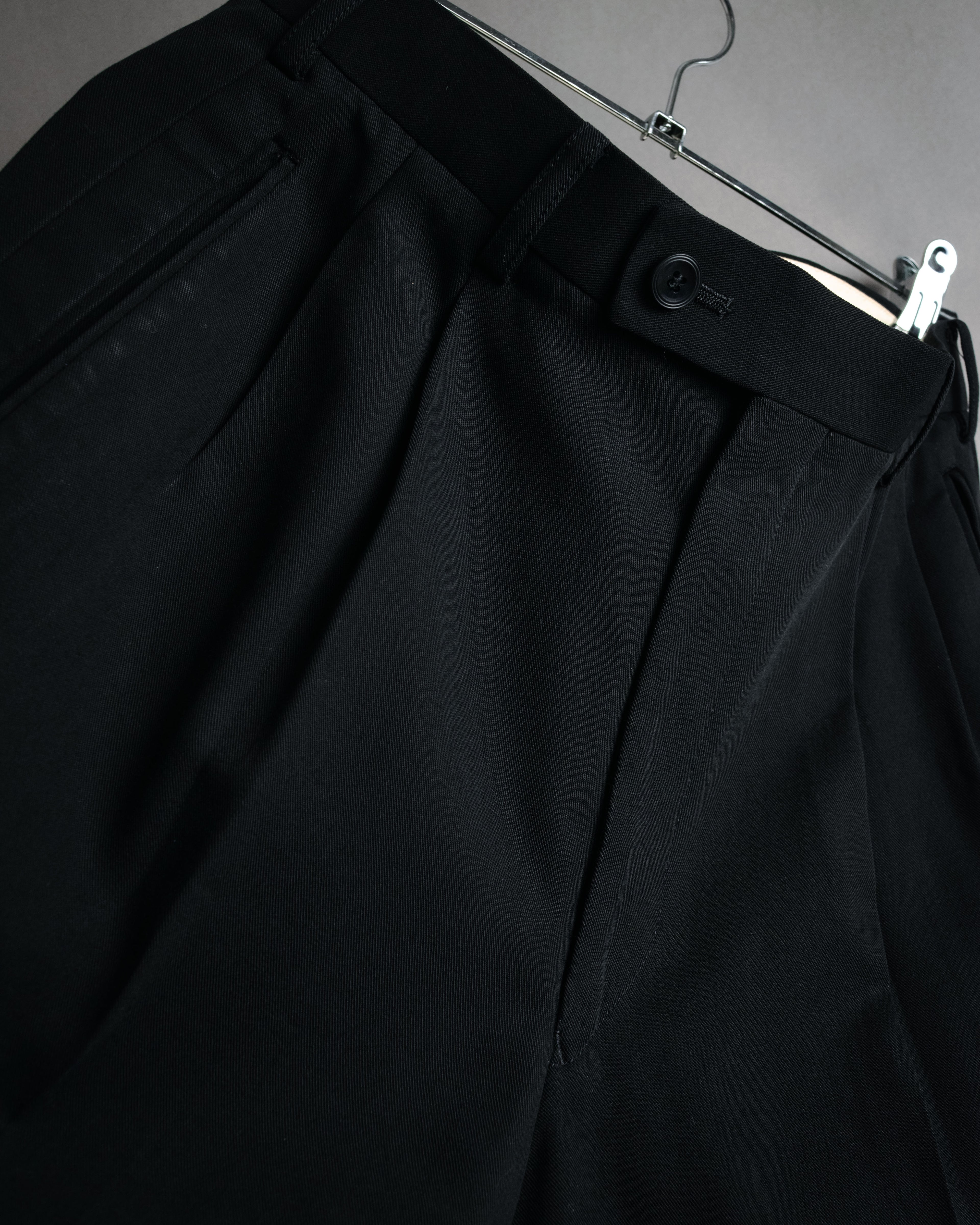 “GAULTIER objet HOMME” 90’s Two tuck wide trousers