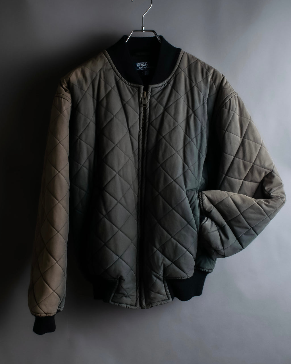 "POLO Ralph Lauren" Vintage beautiful faded quilted blouson