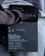 “PRADA” Bicolor back designed dress shirt