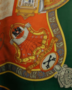 "Hermès" 90's-00's Classic printed silk scarf