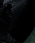 "GUCCI" Saddlery motif crisp design vintage leather shoulder bag