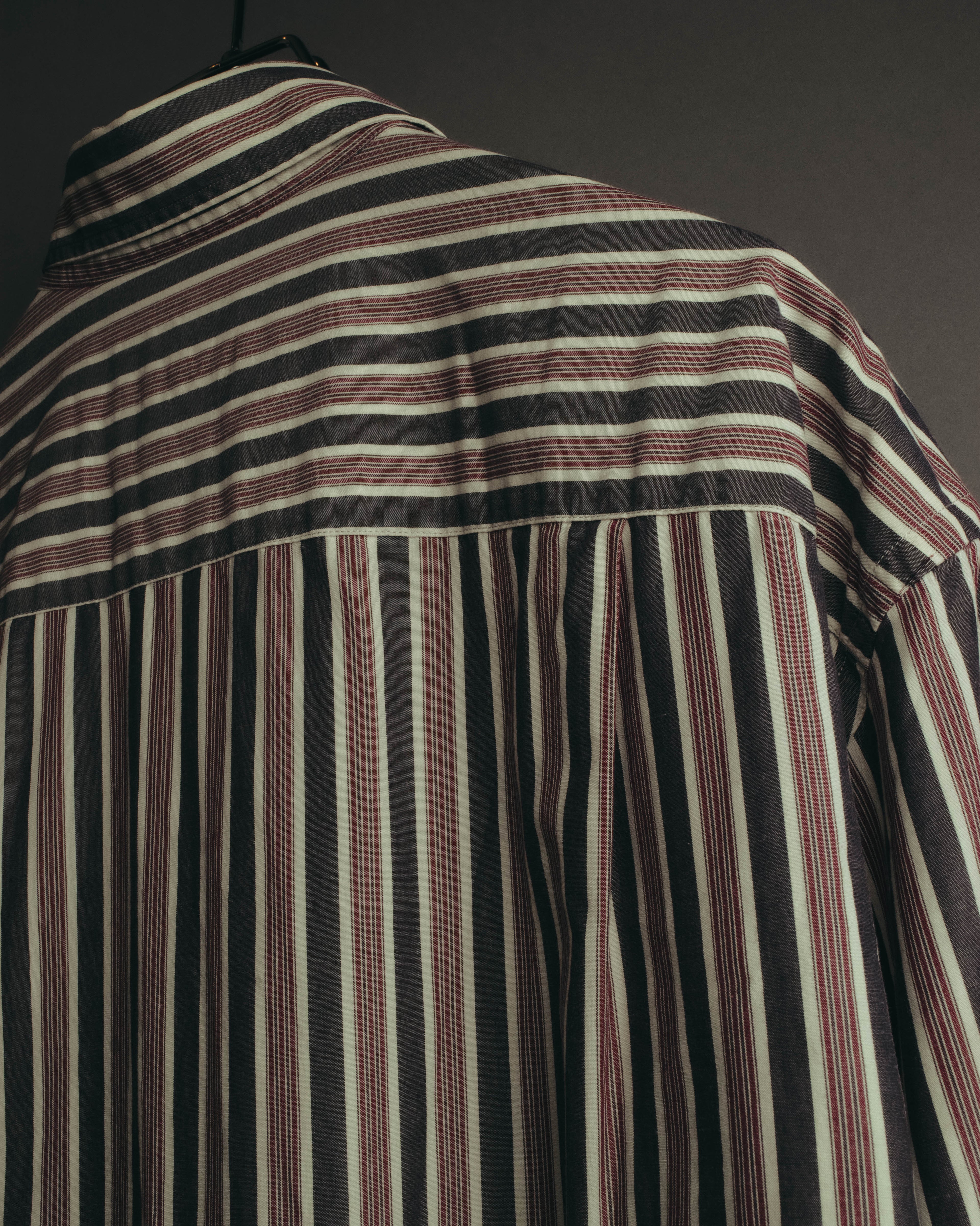 "GUCCI" 90's-00's Striped cotton button-down shirt
